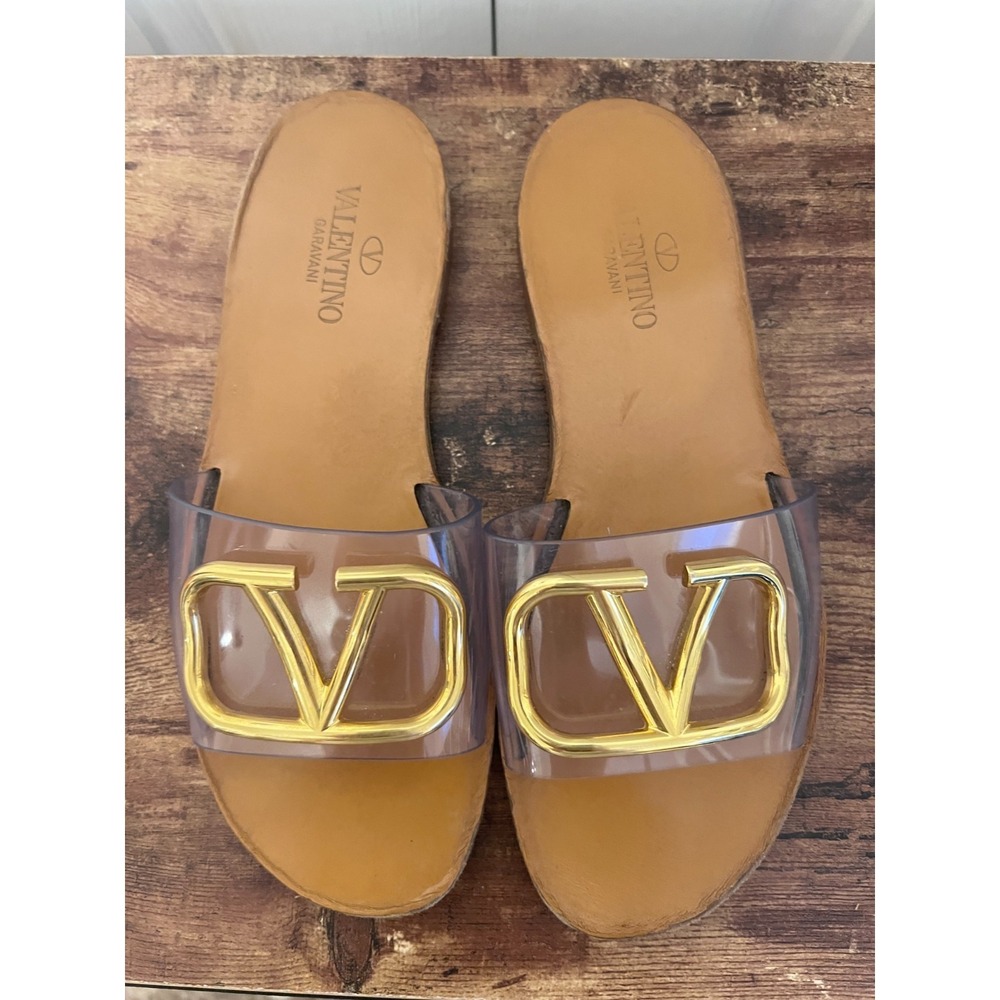 Valentino Garavani Slide Sandals VLogo - Picture 2 of 15